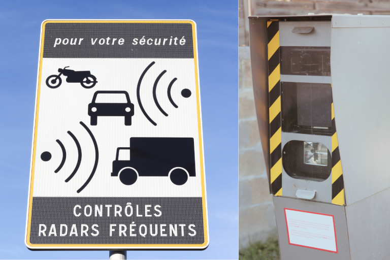 Main sur le volant d'une voiture, fumant un joint, avec un appareil de test à côté.